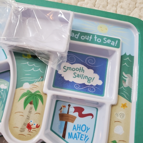 Genuine Fred Dining Fred Dinner Winner Kids Plate For Picky Eaters